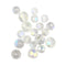 6mm - 8mm Glass Round Facet Bead (available in 2 colours)
